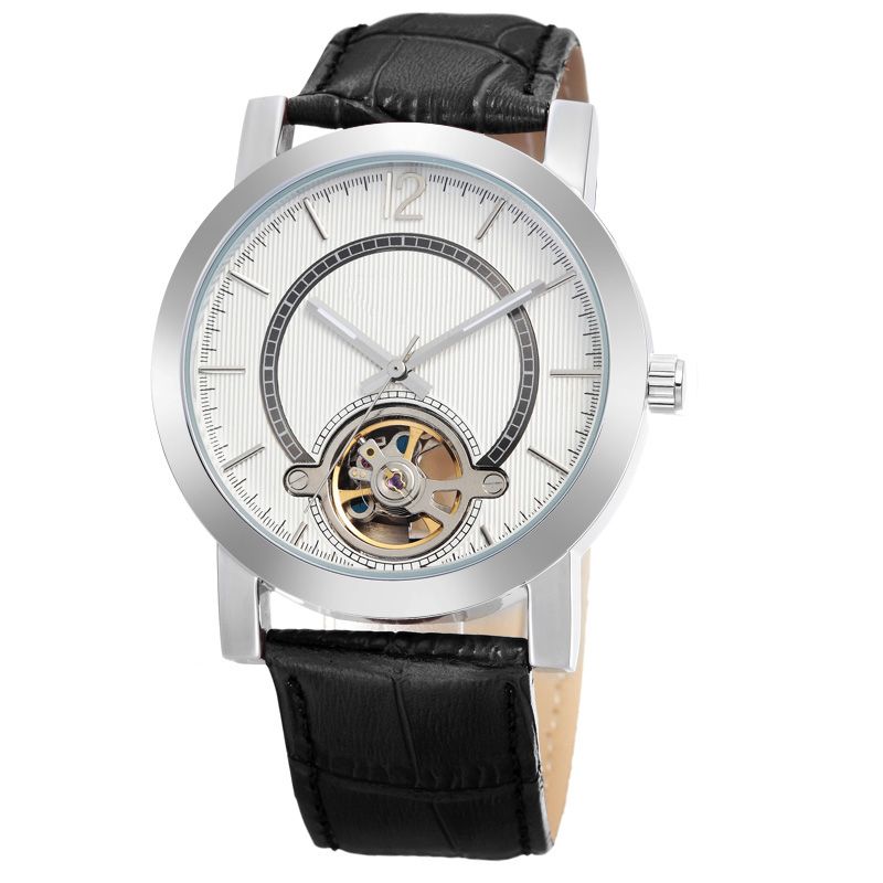 New Fashion Design Watch leather wrist watch straps mechanical chronograph watch