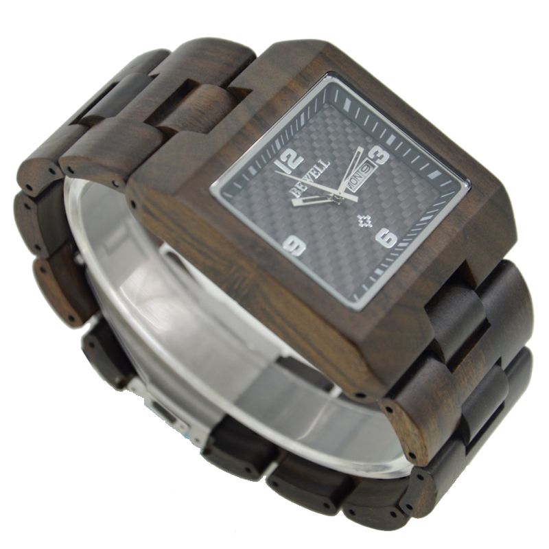 Good quality quartz image watch price wooden watch 