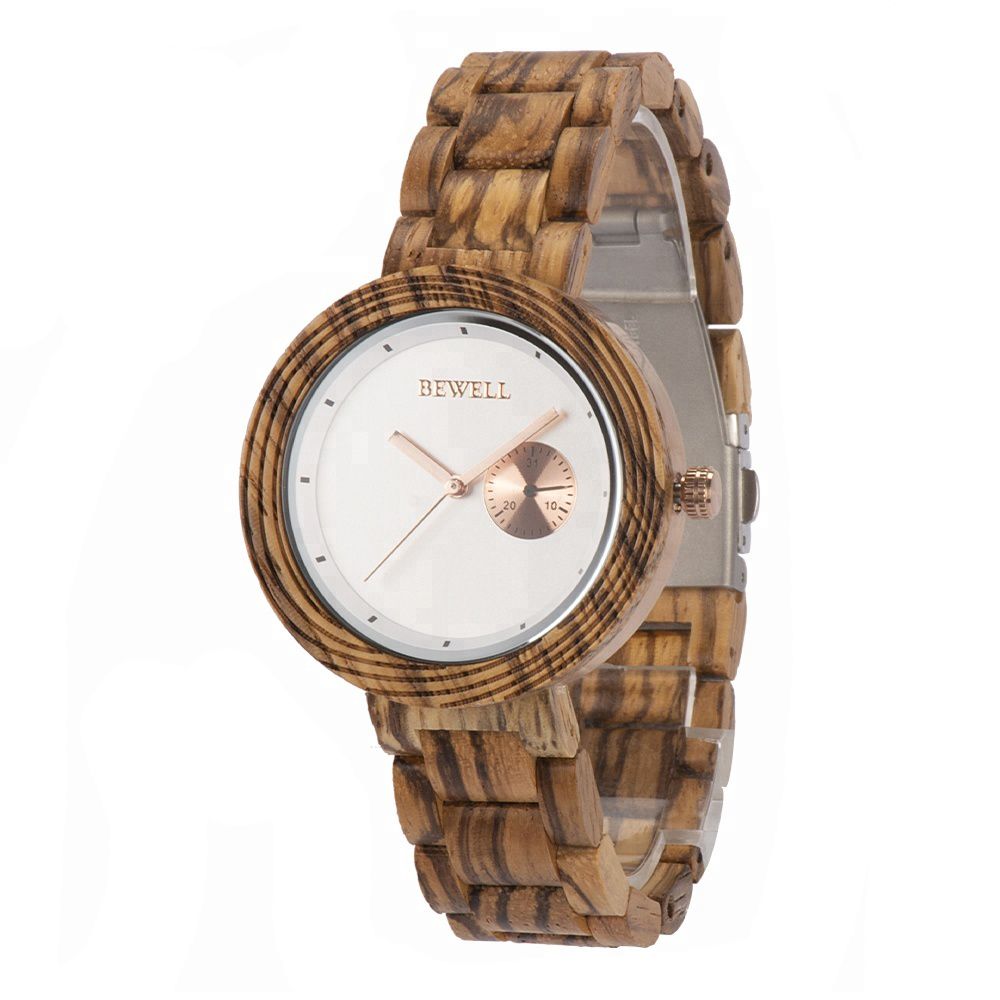 Wholesale ODM OEM Minimalist custom logo Unisex Japan Movement Quartz Wood Watch