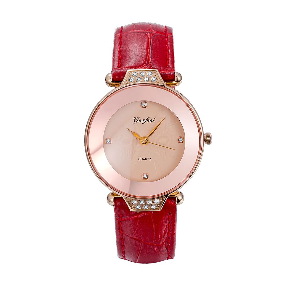 Fashion ladies wrist watch with Japan movement IP rose gold women watch