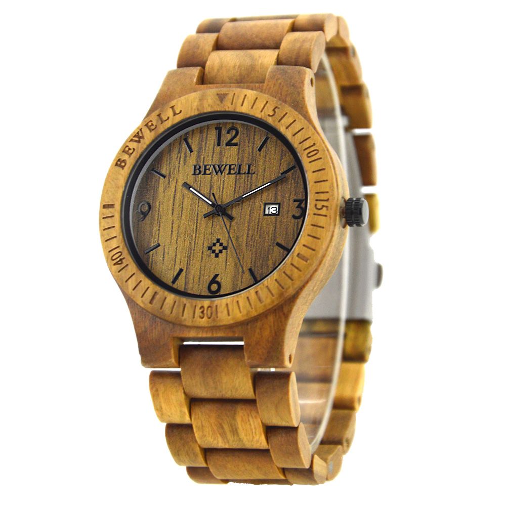 Custom engraved wooden watches for men