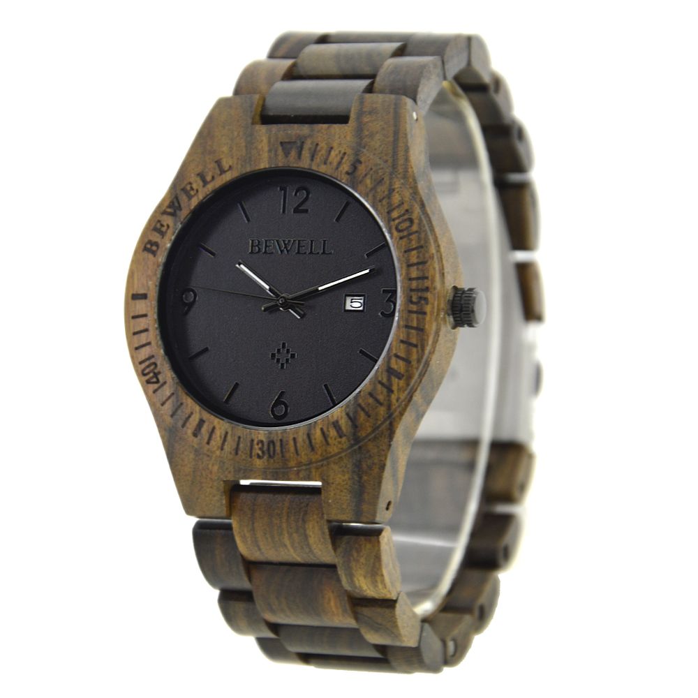 Custom engraved wooden watches for men