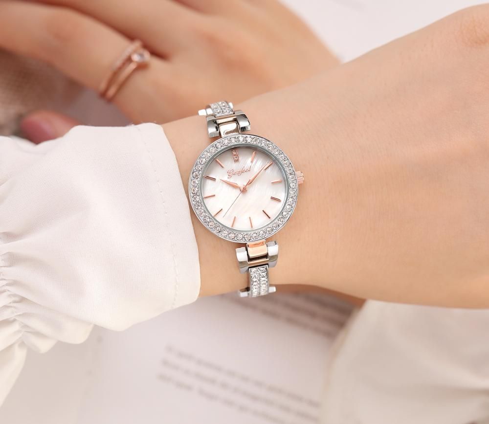 Custom beautiful New Design Brass Women Water Resistant Wrist Watch