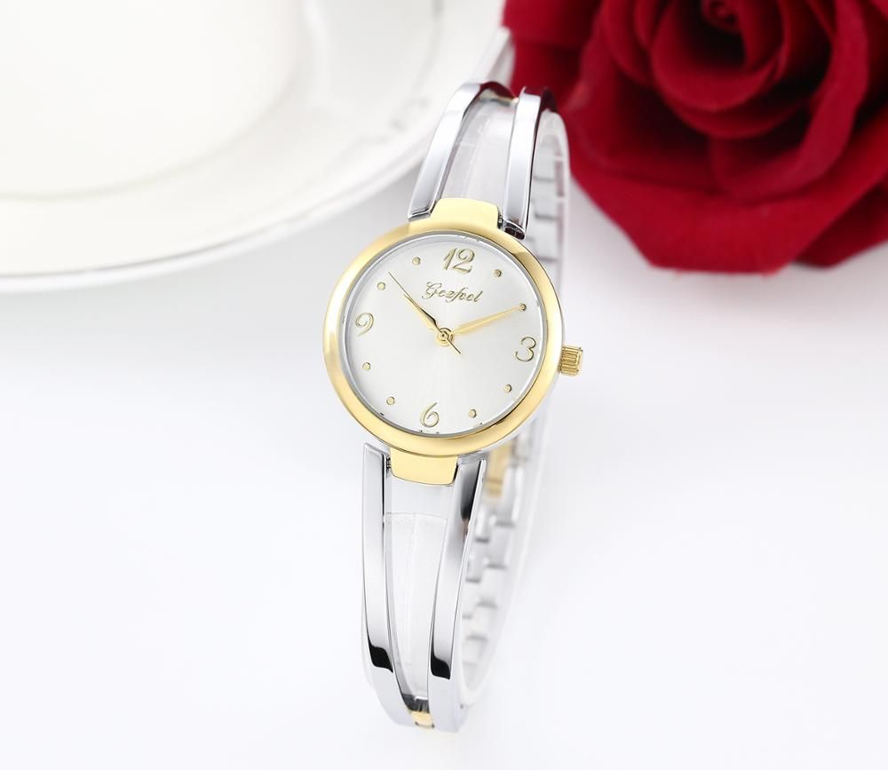 New Design Fashion Gift brass Wrist Watch for lady