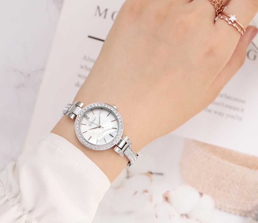 Custom beautiful New Design Brass Women Water Resistant Wrist Watch