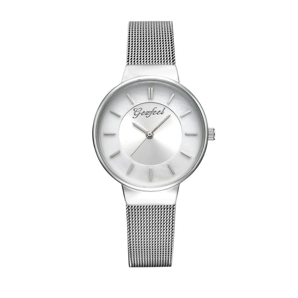 Latest Fashion Quartz Watch With Mesh Band Water Resistant Women Watch