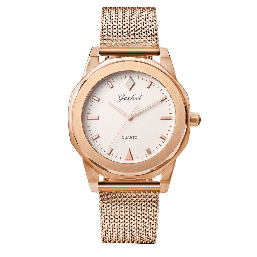 New Fashion Ladie'S Watch Minimalist Stainless Steel Watch Mesh Band Custom Brand