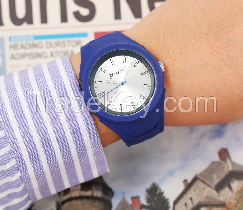 Custom Cheap Plastic Silicone Watch for Decoration