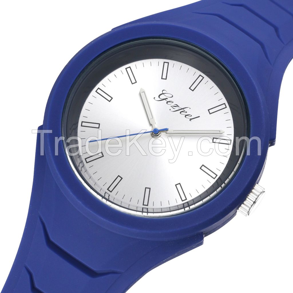 Custom Cheap Plastic Silicone Watch for Decoration 