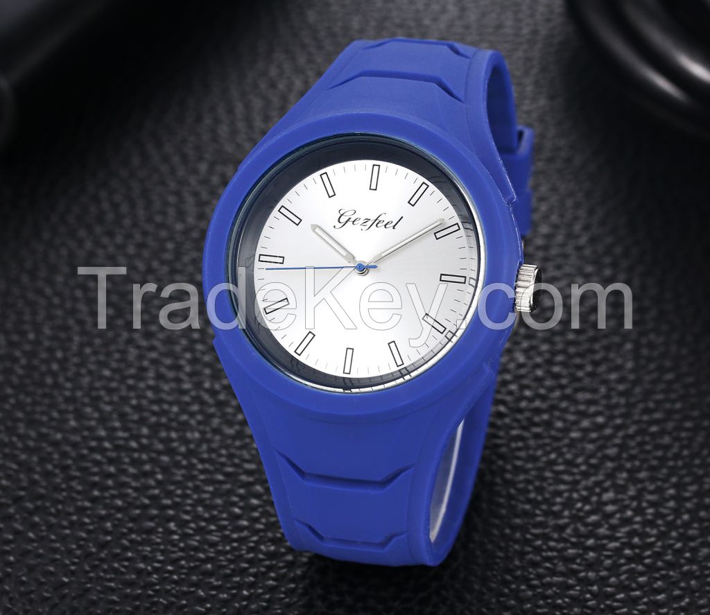 Custom Cheap Plastic Silicone Watch for Decoration 