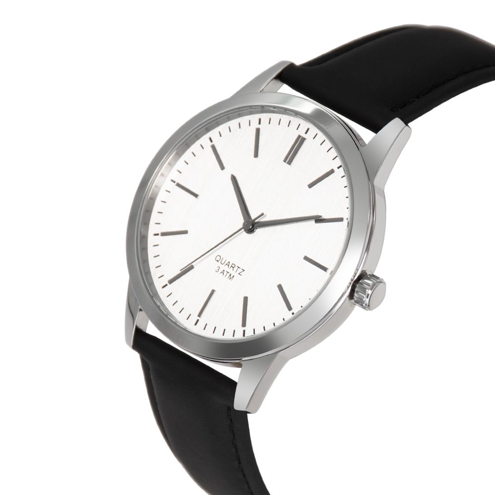 Custom Logo Classic Water Resistant Stainless Steel Wrist Watch 