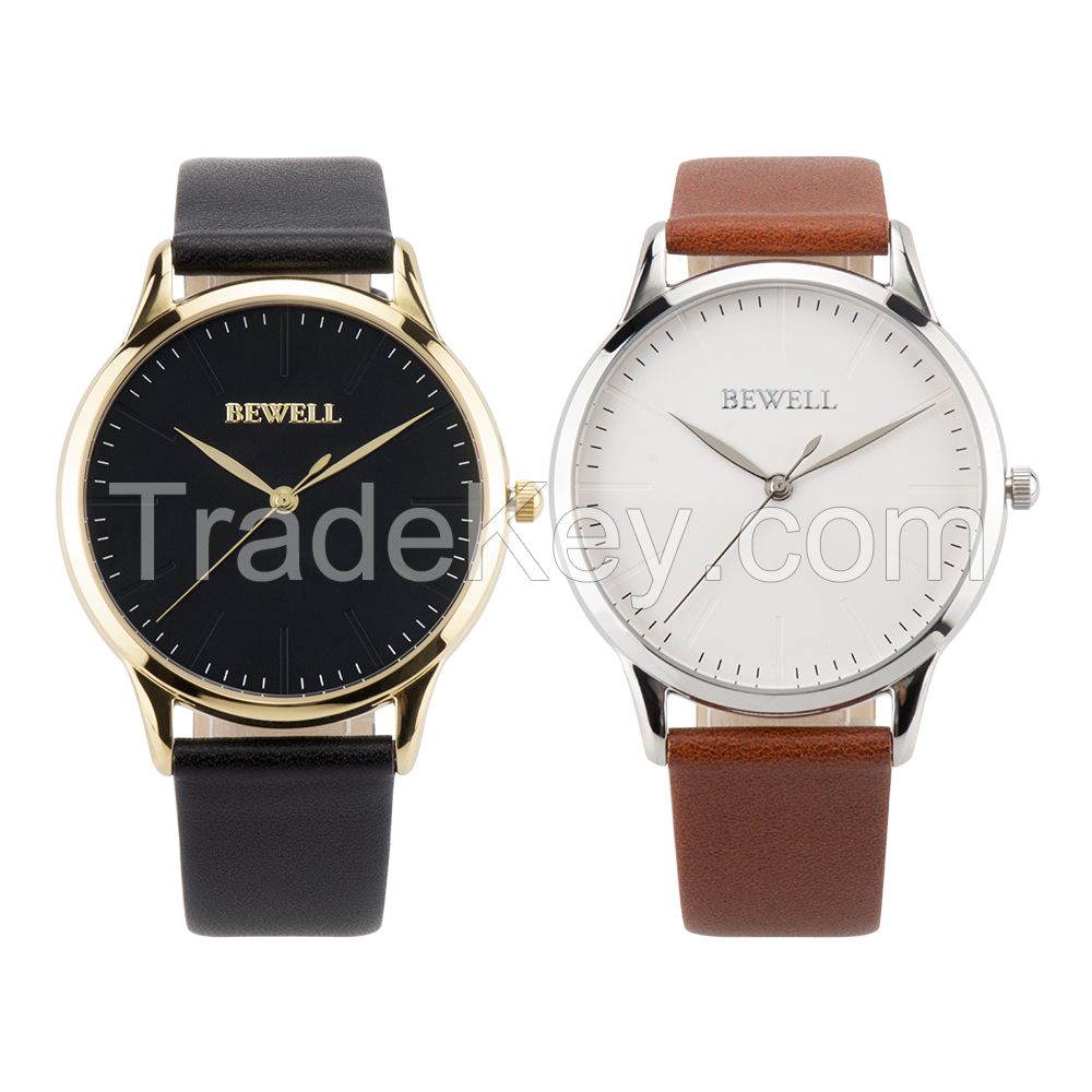 Custom Minimalist Men Fashion Stainless Steel Japan Movement Watch 