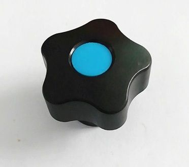 Cheap plastic five star knob