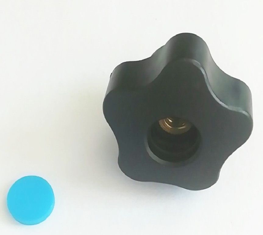 Cheap plastic five star knob