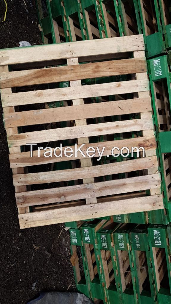 Cheap and good quality recondition wooden pallet  120x100x14cm