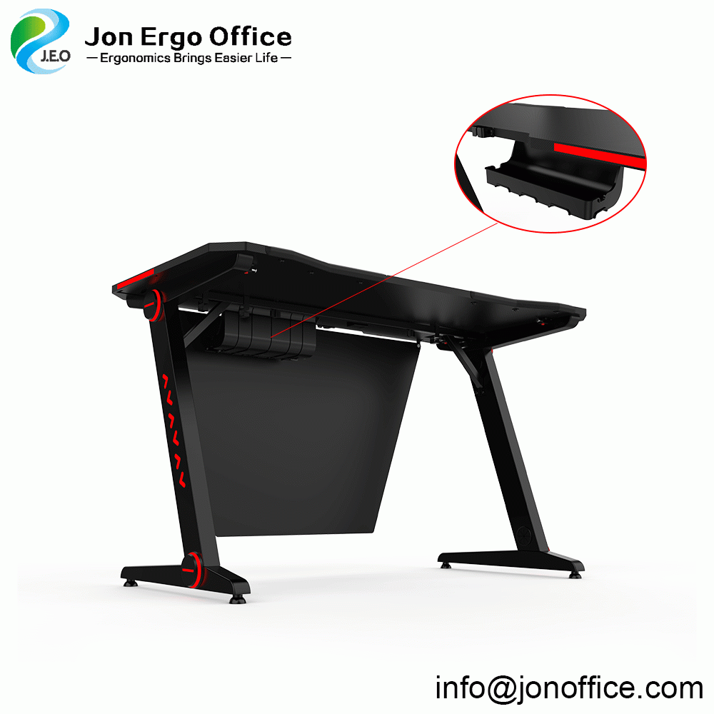 Z-Shaped Desk Computer Gaming Laptop Table Workstation Home Office Desk