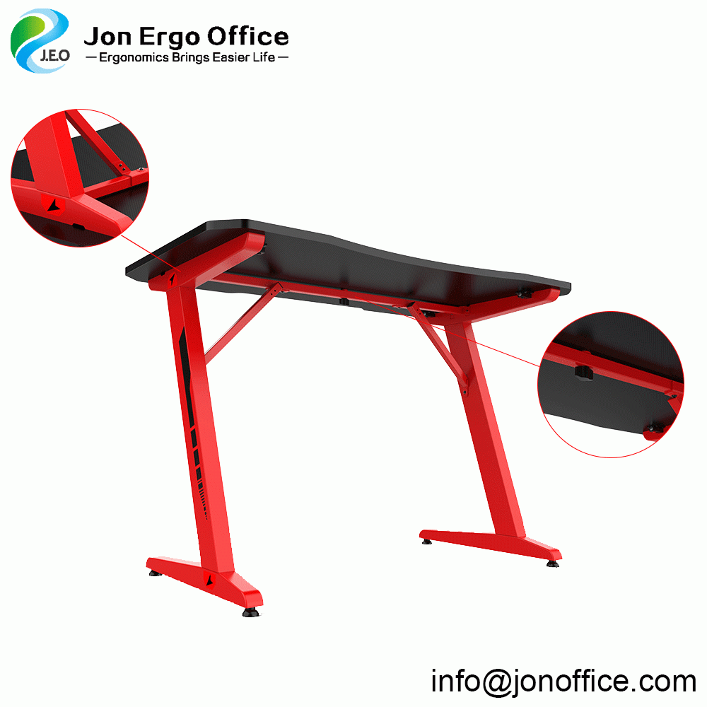 Hot Sell Z-Shaped PC Gaming Table Computer Office Desk