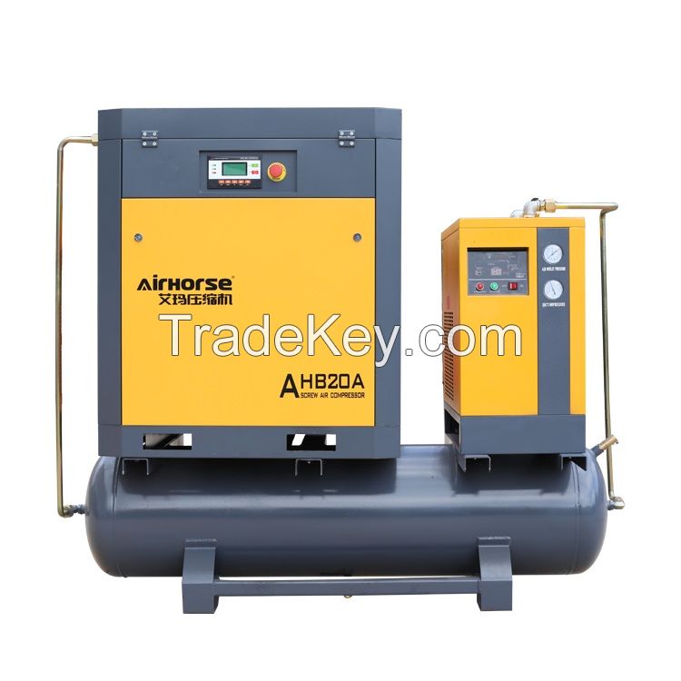best quality screw air compressor with air dryer and air tank