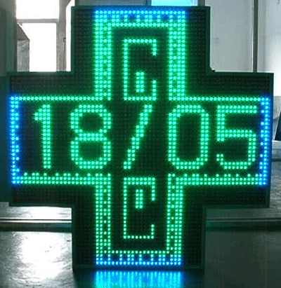 LED Pharmacy Cross Display(110 Cross)