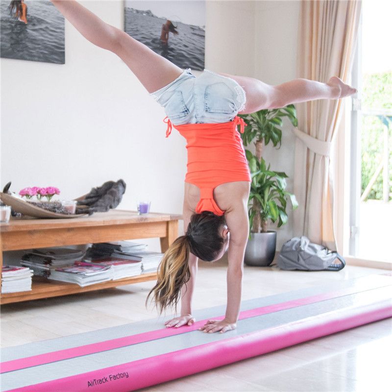 4m Long Inflatable Water Game Mat Gymnastic Air Tumbling Track on Water D6033