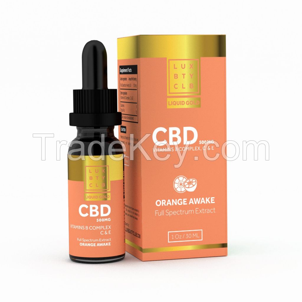 Lbc Cbd Oil - Orange Awake (500mg)