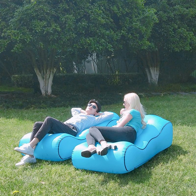 inflatable sofa  air bed  inflatable chair  Folding inflatable sofa without pump, super light and portable