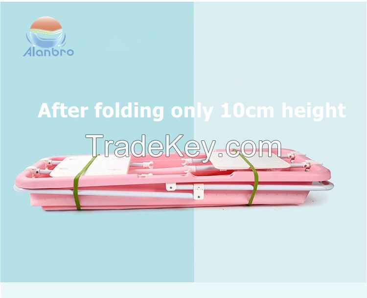 Beautiful and comfortable design  Good quality foldable plastic Cheap prices PP Plastic Portable Bathtub for Adults