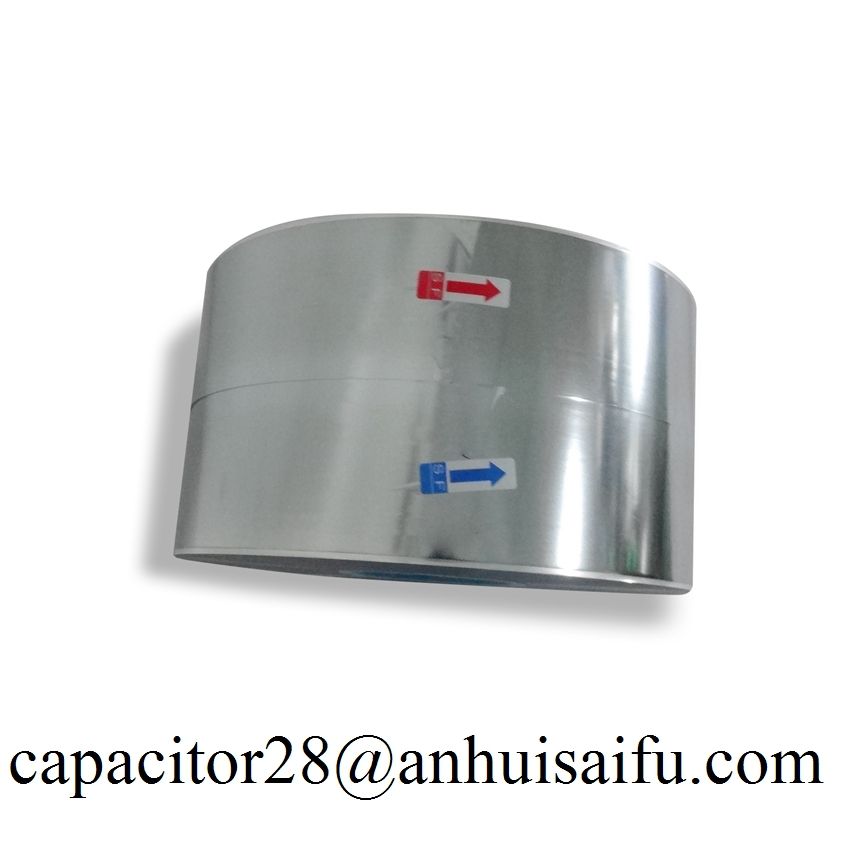 Aluminum-Zinc metalized polyester film for film capacitors