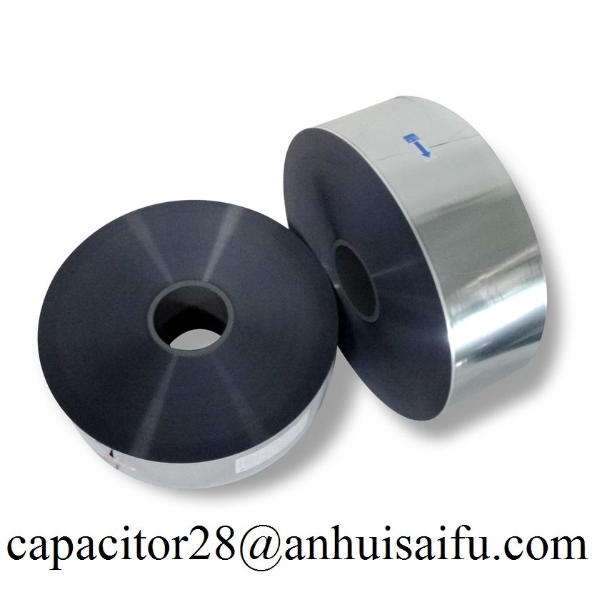 Aluminum-Zinc metalized polyester film for film capacitors