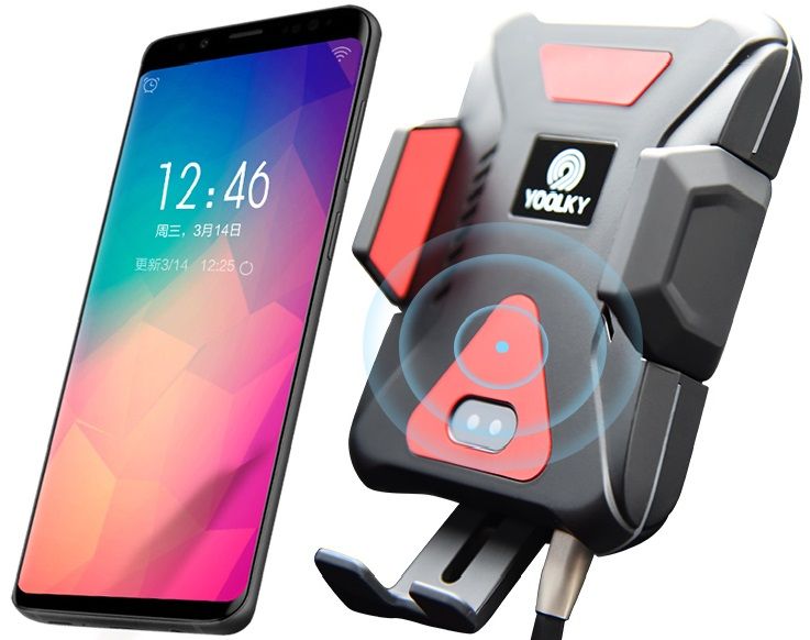 New Trending Sensor Wireless Charger Car Phone Holder for Car