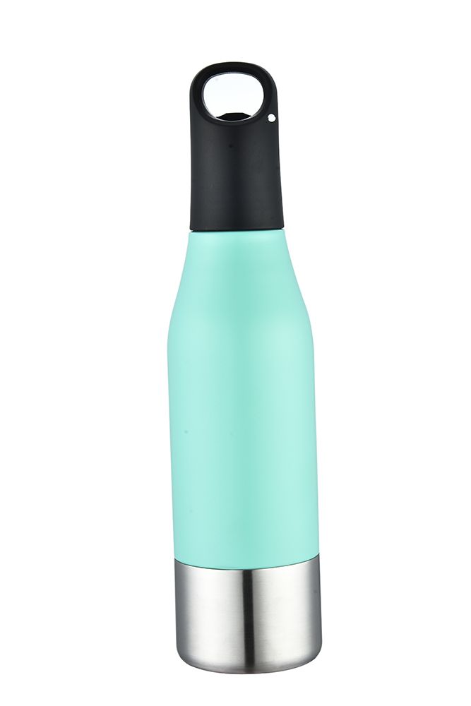 Double wall stainless steel Cola shape vacuum insulated water bottle 