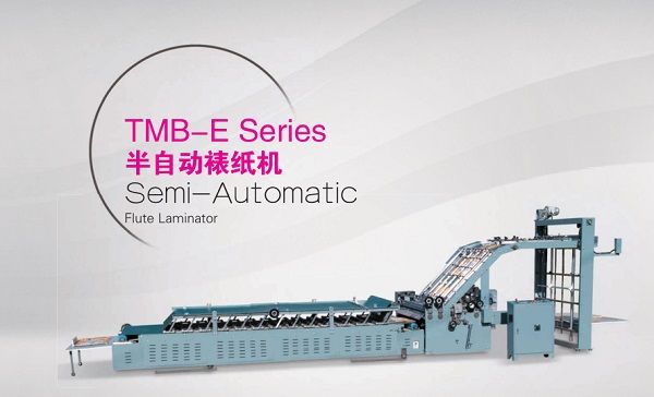 TMB-E Series Semi-Automatic Flute Laminator