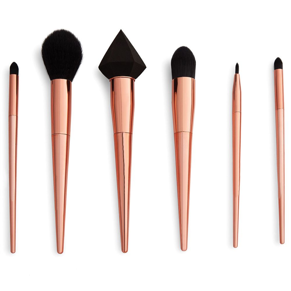 Customized Elegant Makeup Brush set Rose Gold Cosmetic brush