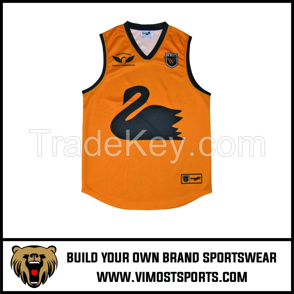 OEM 100% polyester Custom Sublimation AFL Jumper