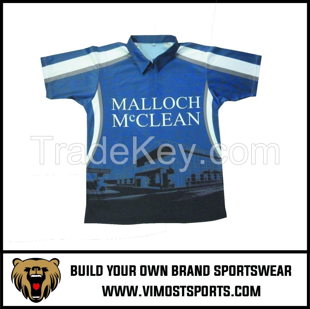 Custom Sublimation Cool Dry Polo Shirt