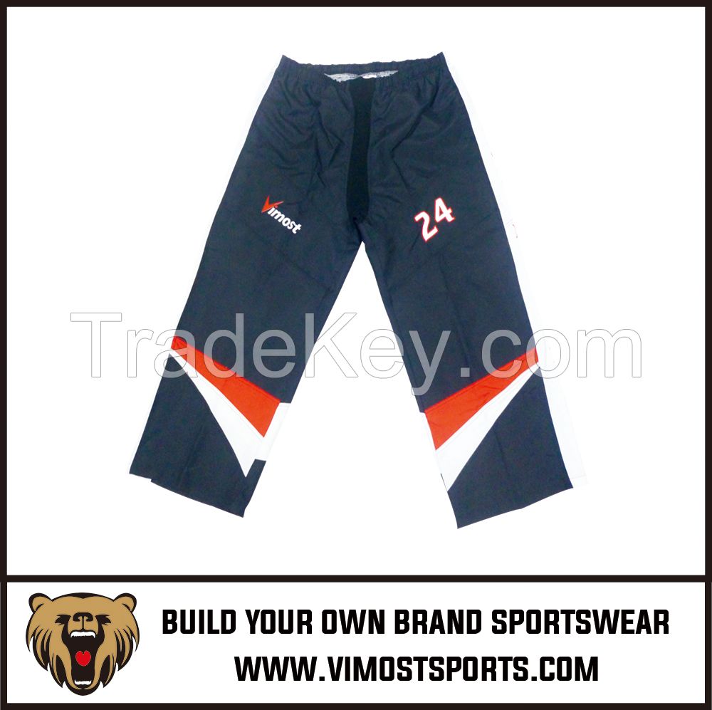 OEM 100% Polyester  Custom Sublimation Ice hockey pants