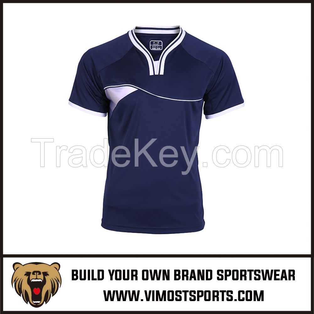 OEM 100% polyester Custom Sublimation Rugby Jersey