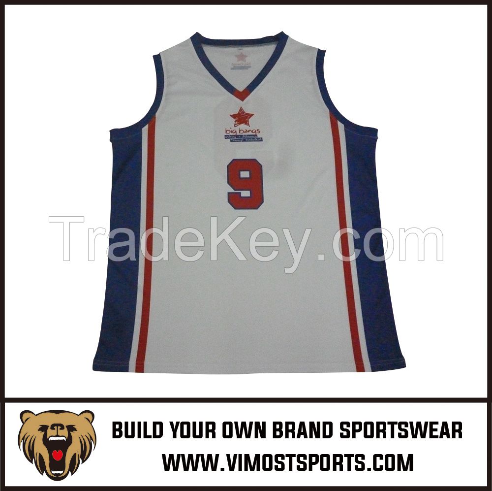 Custom Logo Unisex Sports Wear Basketball Shirts