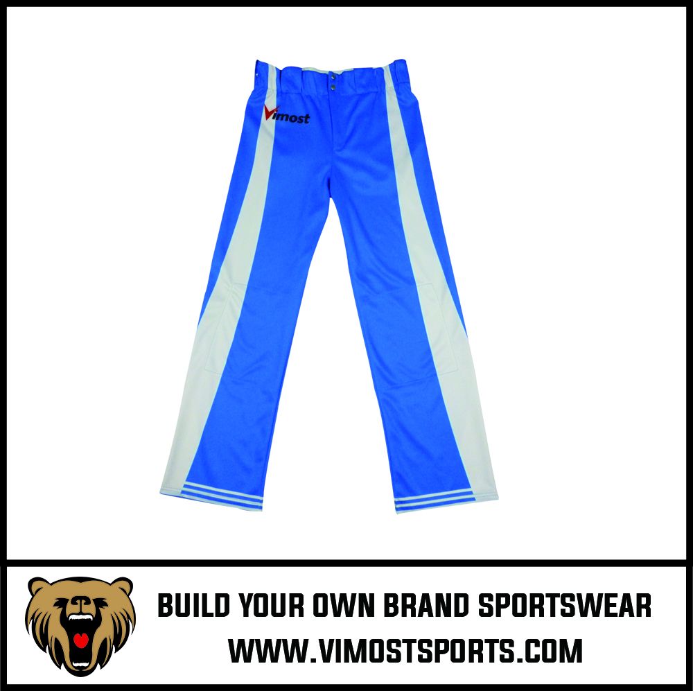 OEM 100% polyester Custom Sublimation Baseball Pants