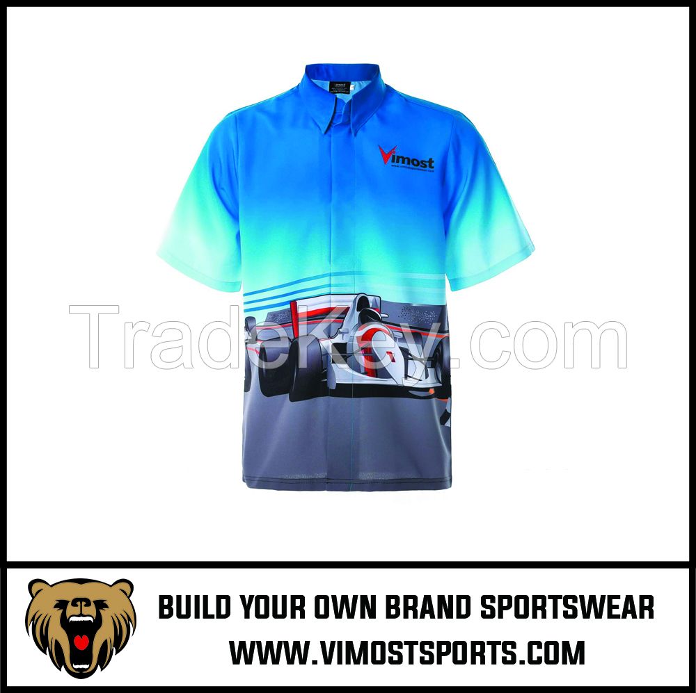 Women Custom Sublimation Long Sleeve Fishing Polo Shirt By Vimost Sports