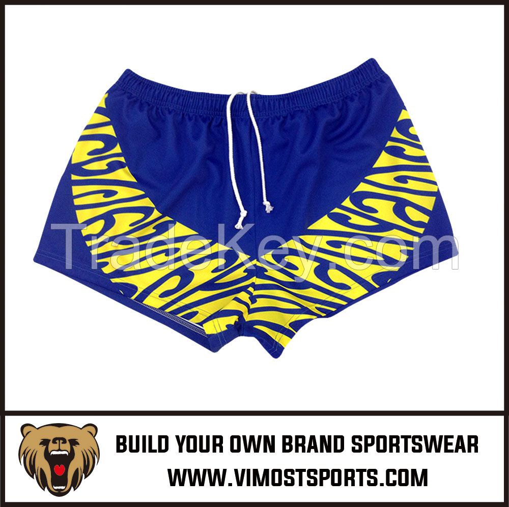 OEM design sublimation rugby shorts