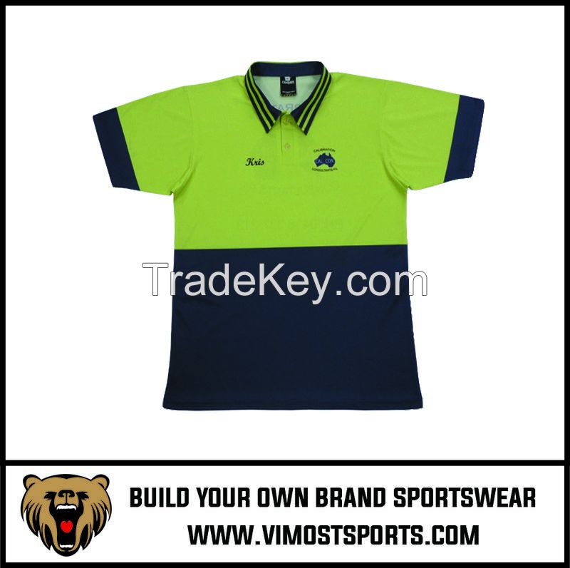 Printing Customized Logo Breathable Polo