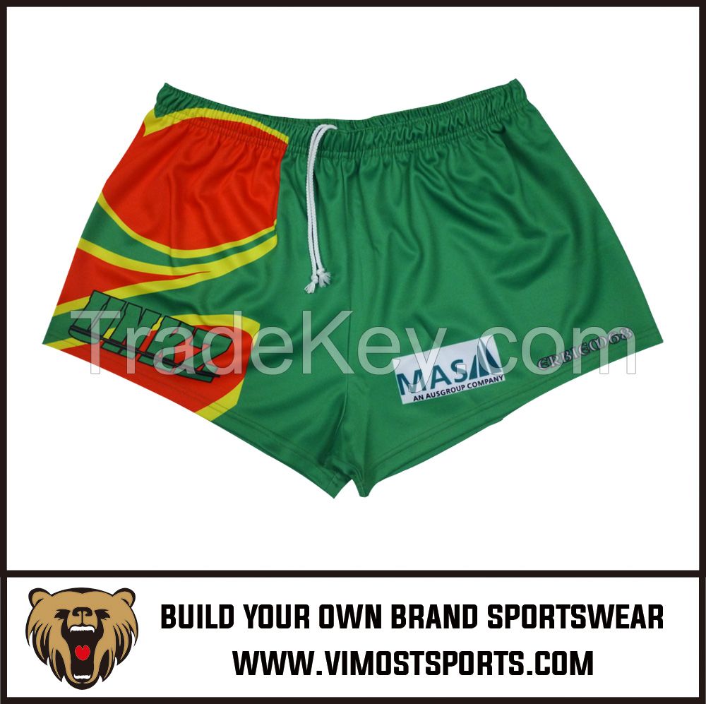 OEM design sublimation rugby shorts