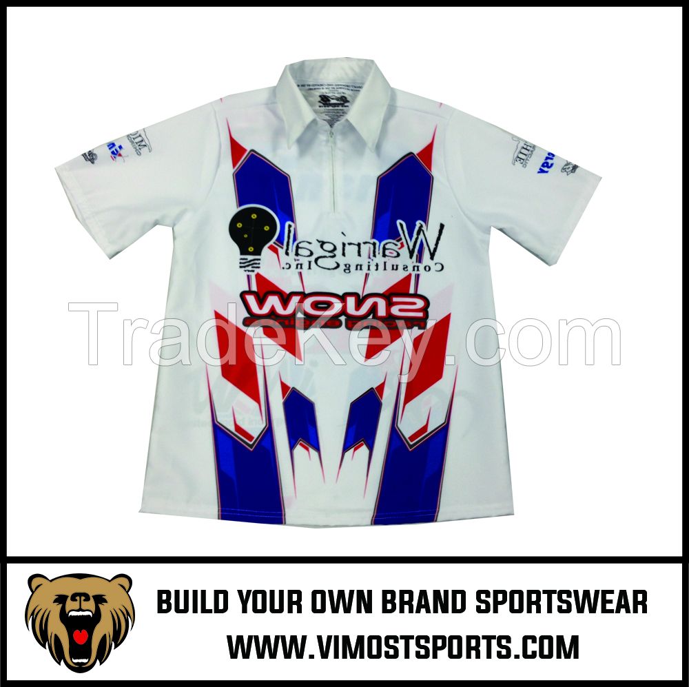 Customized Design 100% Polyester Motorcycling Shirts