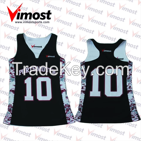 OEM Women' s Custom Team Sublimation Lacrosse Pinnies