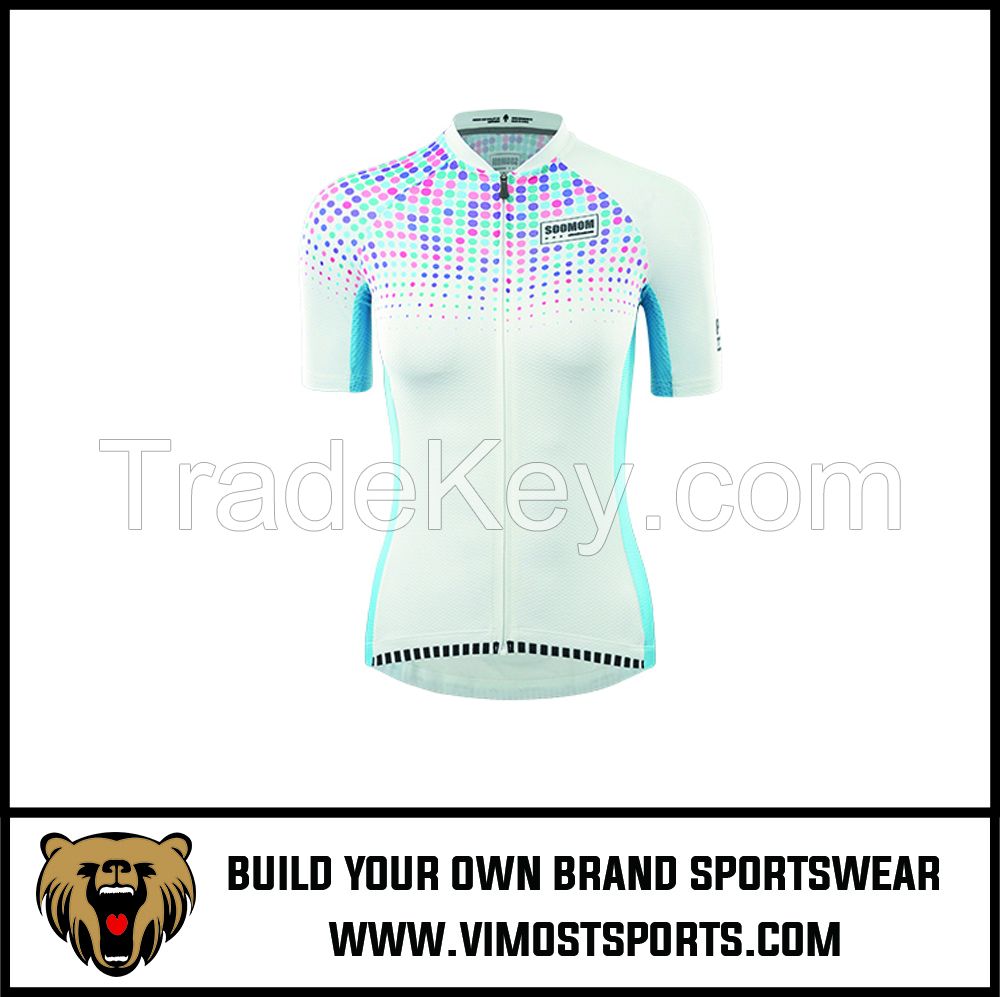 OEM  Custom Team Sublimation Women Cycling Jersey