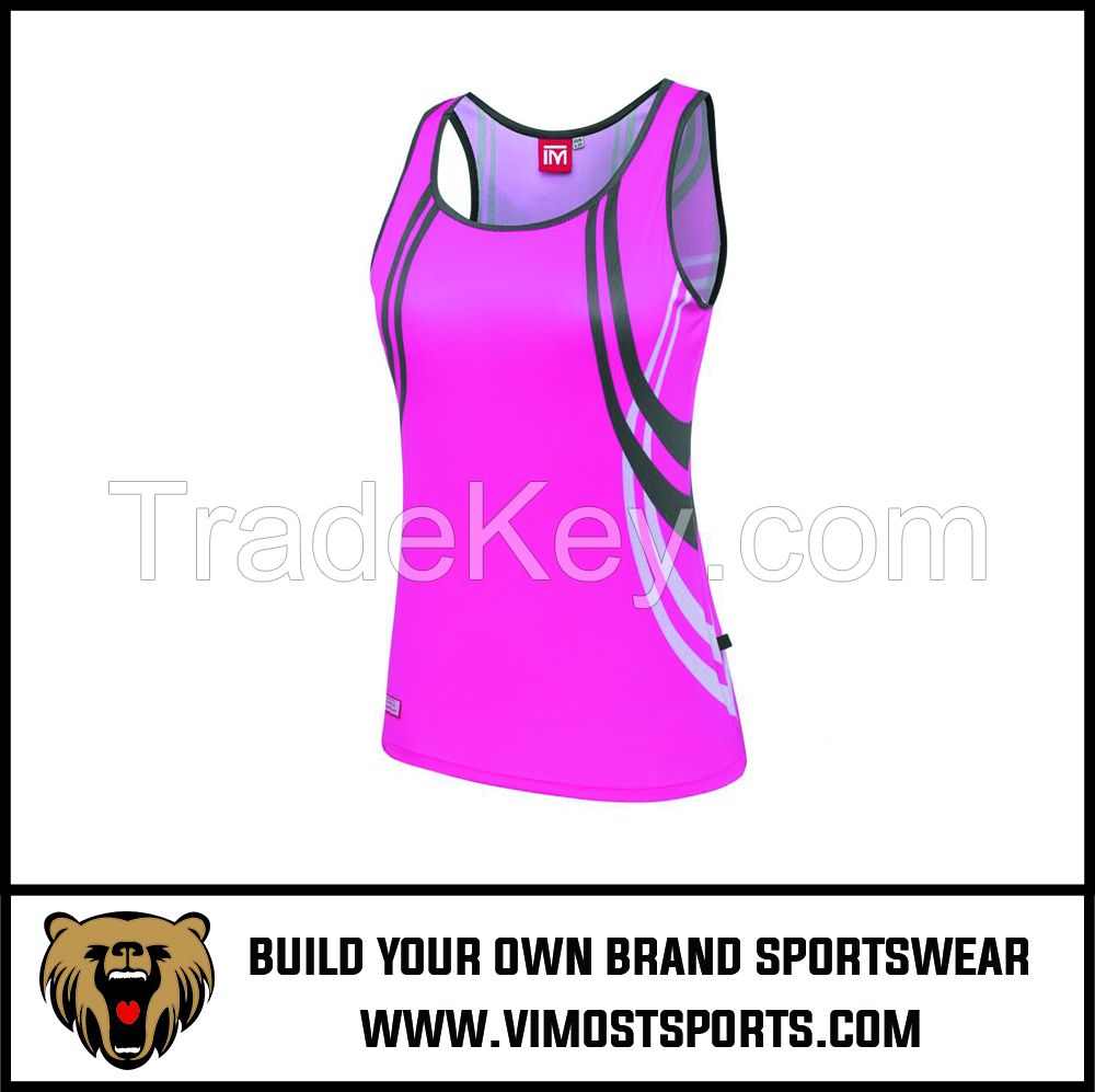 Hot Sale Custom Sublimation Cool Dry women Singlet