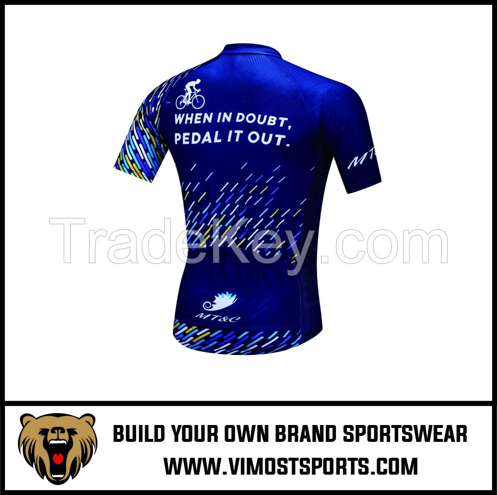 Men Breathable Quick Dry Cycling Shirts