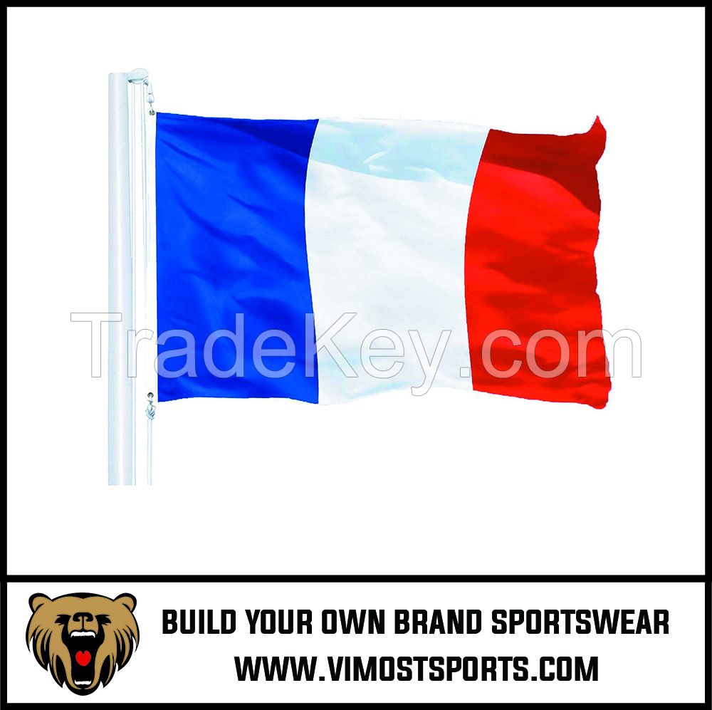 Custom Printed Polyester French flag OEM