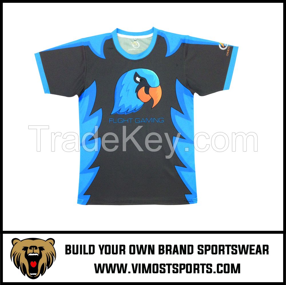 OEM Custom Printed Breathable Men T-shirt Sportswear